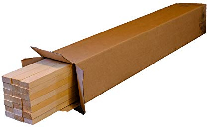 Maderas Salcedo S.L. Bâtons en bois / 100 x 4 x 2 cm, Bois d'Ayous, 21 pièces