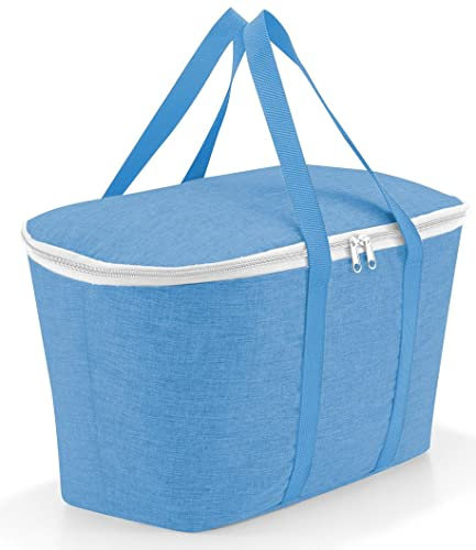 reisenthel coolerbag Twist Azure – Kühltasche mit Obermaterial aus recycelten PET-Flaschen – Ideal für picknicks