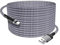 Extra Long USB C Cable 8m, USB A to USB Type C Fast Charging Charger Lead Nylon Braided Compatible with Samsung Galaxy S20 S10 S9 S8 Plus Note 10 9 8 (Grey)