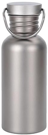 Generisch Sport-Trinkflasche, Titan-Sportflasche - Titan-Wasserflasche für Sporttrinken | Auslaufsicheres Fahrradtrinkgeschirr für Outdoor-Aktivitäten zum Wandern, Camping, Reisen