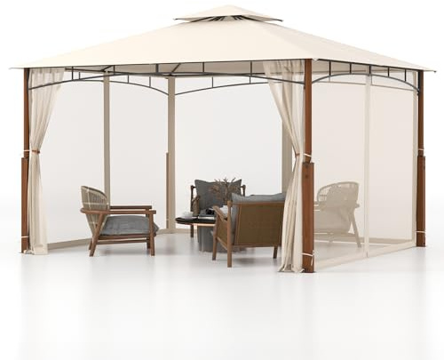COSTWAY Carpas para Exteriores 3,6 x 3m con Red