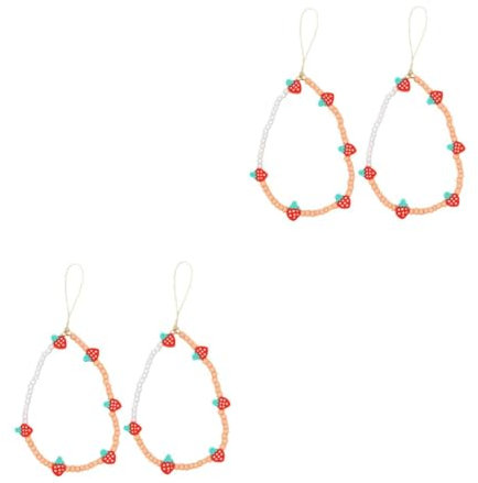 Tofficu 2 Series Colgantes Para Teléfonos Móviles Accesorios Decorativos Para Teléfonos Adorables Para Gadgets 2 Piezas*2