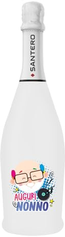 BRANDGIFT.it Bottiglia Personalizzata Regalo Nonni Santero 958 Spumante Extra Dry Perlage Persistente Aromaticità Floreale Bottiglie Personalizzate Festa Dei Nonni Idee Regalo Per Brindisi Originali