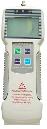 Strumento di prova portatile for forza, spinta e trazione con dinamometro display digitale LCD spegnimento automatico Alta sensibilità(1000N)