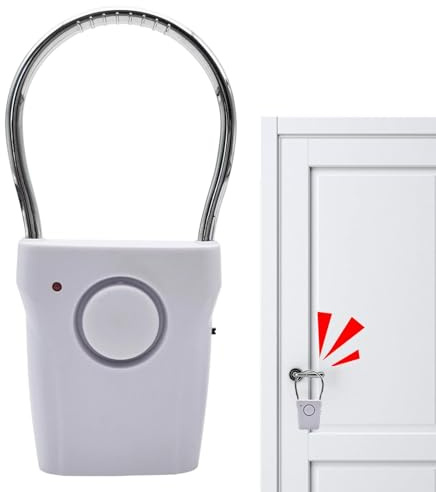 Türsensor Alarm - 5,5 x 2,7 Zoll Anti-Diebstahl und Kindersicherung mit lautem Signal | Kabelloser Türalarm mit akustischem Signal für den Innenbereich: Zuhause, Schlafzimmer, Büro, Reisen, Appar