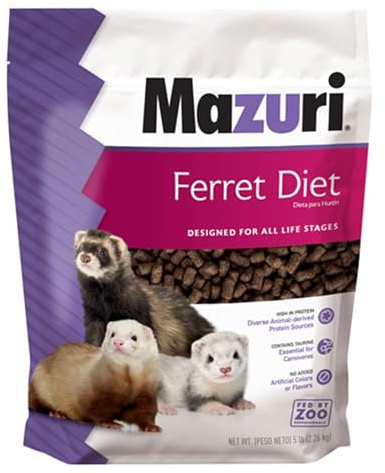 Mazuri | Nutritionally Complete Food for Ferrets| 5 Pound (5 lb.) Bag