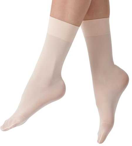 2 Pairs Silky Essentials Ballet Socks Theatrical Pink 9-12 Shoe Size