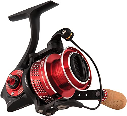 Abu Garcia Revo MGXtreme Spinnrolle – Extrem leichte Spinnrolle mit Korkgriff – 12 Kugellager & Drop Shot Keeper – Hecht, Barsch, Zander, Forelle
