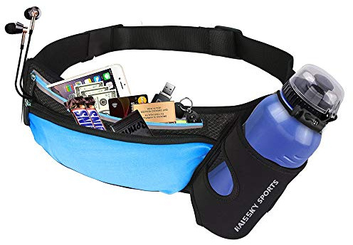 Laufgürtel für Handy,Gürteltasche Hüfttasche Mit Trinkflaschenhalterung Sport Laufgürtel iPhone 13 Pro 12 11 Pro Max 8 XS XR Galaxy A31 S9 Huawei Xiaomi Hüfttasche Lauftasche Joggen Handytasche 6.8