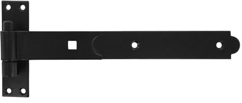 Merriway BH07588 - Cerniera per cancello, resistente, 300 mm, colore: Nero