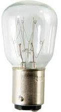 Wimex Lámpara tubular clara BA15D 5 W 24 V 16 x 34 T1635 4101704