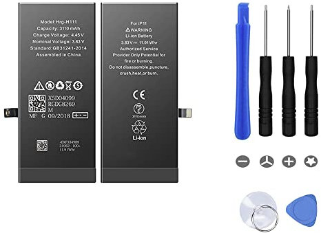 OuiSmart Batterie pour IPHONE 11 Interne Neuve DE Remplacement avec Outils