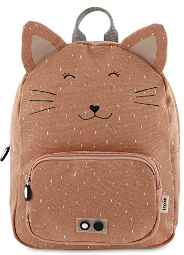 Trixie Zainetto - Zaino per bambino - Per ragazzi e ragazze - Piccola borsa da palestra, Rosa scuro, 31 x 23 x 10 cm, Signora Cat