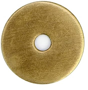 Tiazza 10 arandelas redondas lisas de para decoración de muebles clásicos, accesorios de hardware de latón