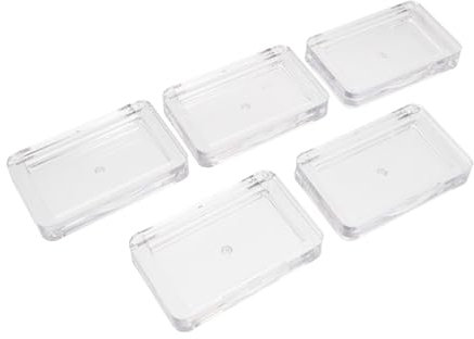 Healeved 5stücke Leere Augen Makeup Organizer Boxen Tragbare Transparente Aufbewahrung Für Lidschatten Und Kosmetik Für Reisen Und Tägliche Anwendung