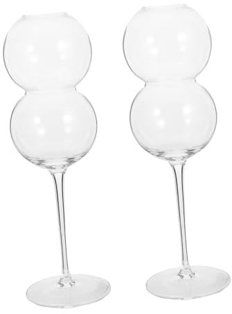 Cabilock 2pièces Verres Élégants à Cocktail Sur Pied Verres à Vin Modernes Pour Cuisine Gobelets Décoratifs Pour Conserver Les Boissons