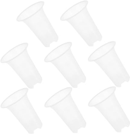 Milisten 8piezas De Plástico Transparente para De Ventiladas para Jardinería Casa y De
