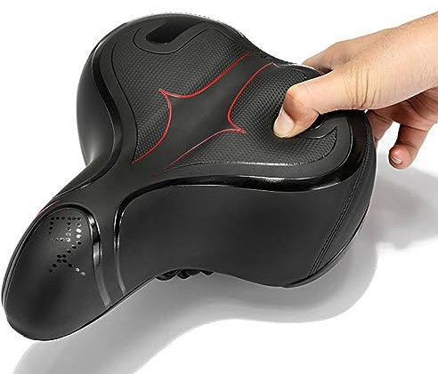 Hemobllo Mountain Bike Sattel Fahrradsitz Federnd Ergonomisch Atmungsaktiv Komfortabel Für Mountainbikes Und Rennräder Leicht Montagefähiges Design