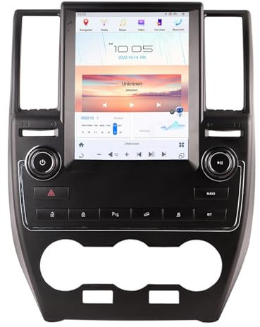 Radio estéreo ZGYBDH Android 15 para coche, reproductor multimedia DVD con pantalla táctil de 9,7 y CarPlay inalámbrico, radio con navegación GPS, receptor FM, Bluetooth, 5G, WiFi, HIFI, SWC, DSP