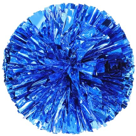Große Cheerleading Pom Poms 30 cm – Mit Fingerringen, Farbvivid, Robustes Material – Für Cheerteams, Tanzevents, Sportveranstaltungen – Kinder- & Erwachsenengeeignet