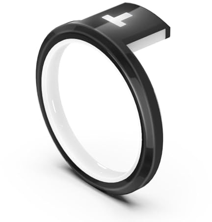 JAKCOM T1 Smart Ring Edición Tesla Premium Reemplazo de Llave de Coche para Modelo 3 Y S X Cybertruck Roadster y Muchas Funciones NFC para iPhone Android de Tecnología Portátil (Tamaño S)