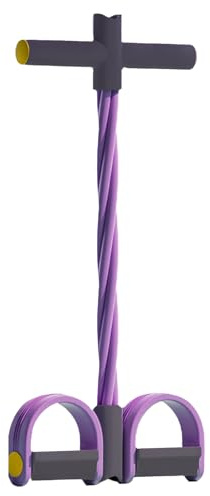 Bande de résistance au pied Sangle de traction flexible, extenseur de sit-up réglable, corde d'entraînement portable, outil d'entraînement multifonction | Soutien de la salle de gym domestique pour la