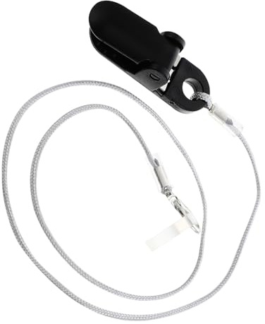 Hörgeräte Aufhängeband für Senioren Nylon und Silikon Einzelnes Ohr Design Bequem und Einfach zu Bedienen Anti Verlust Schutz für Hörgeräteträger Weiß