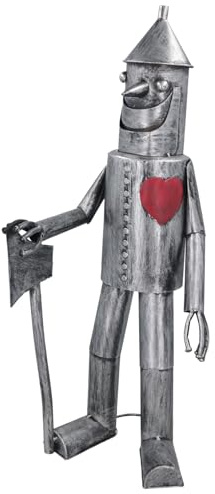 AB Tools Large Tin man Garden Ornament Lawn Art Sculpture Home Décor 79cm Tall