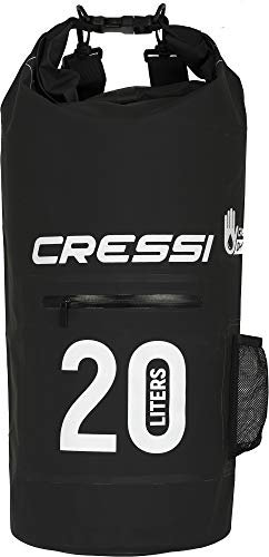 Cressi Dry Bag Black with Zip 20 lt