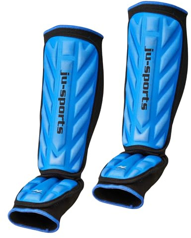 Ju-Sports Spann-/ Schienbeinschoner V-Shape C19 - Baumwolle I Robuster Schienbeinschutz für Kampfsportarten, MMA, Kickboxen, Muay Thai