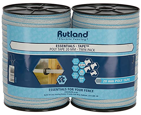 Rutland Essentials Poly Tape 20mm (200m) Twin Pack
