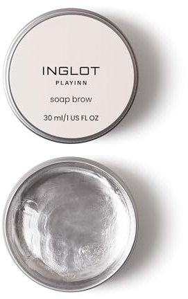 Inglot Playinn Sapone Sopracciglia | Formula Gel Extra Forte | Sopracciglia Definite e Scultoree | Playinn Soap Brow | 30 ml | Trasparente