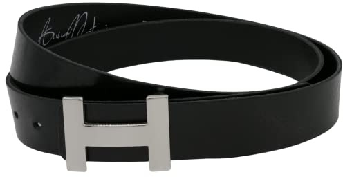 AnnaMatoni Damen Gürtel Ledergürtel Modischer Koppel Schließe 3cm Breit echt Leder Made in Germany Nickelfrei Damen Leder Gürtel