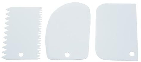 Flexible Silicone Dough Scraper Multi-Purpose Dough Card Non-Stick Dough Cutter Dough Spatula Bowl Scraper Baking for Bread Sourdough Cake Pizza