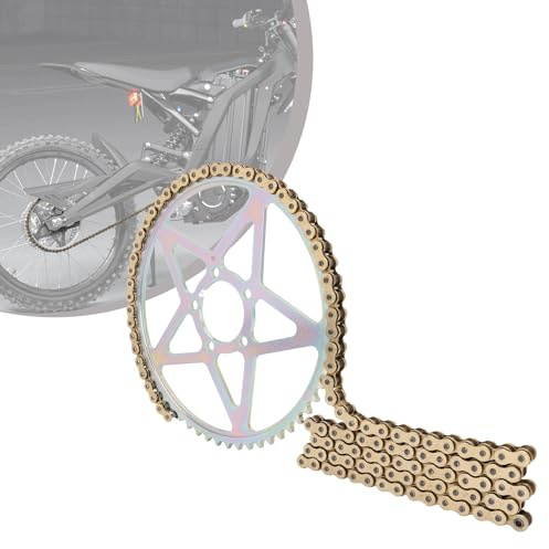 Motorbike Sprocket Chain,112 Motorcycle Drive Chain + 58 Teeth Rear Sprocket For Sur-Ron S/X Motorbike Sur Ron Light Bee TALARIA STING