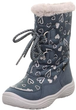 Superfit Crystal Warm gefütterte Gore-Tex, Stivali da Neve, Blau 8010, 35 EU Larga