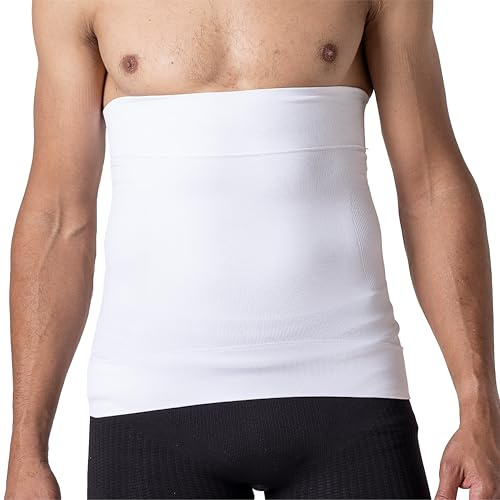 SLIMCELL Gaine Ventre Plat Homme Invisible Sculptant Anti Cellulite – Ceinture Amincissante Abdominale sans Couture, Corset Compression, Gainant, Minceur, Shapewear – Made in Italy