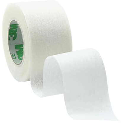 Dpm Tapes - Micropore 1530, Nastro Adesivo Chirurgico, Certificato di Conformità Medica, Ipoallergenico, Microporoso e Flessibile, Leggero, Kit Pronto Soccorso - Bianco (2.5 cm x 9 m)