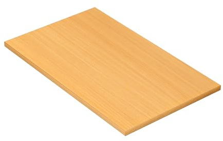KESSLER PRO Tischplatte, Spanplatte, 25mm, verstärkte Kante Buche 100x60 cm