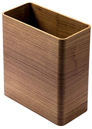 RAABYU Papelera de Reciclaje de Basura Papelera Rectangular Japonesa Papelera Retro para Sala de Estar, Dormitorio, Papelera de Madera, Papelera de Cocina