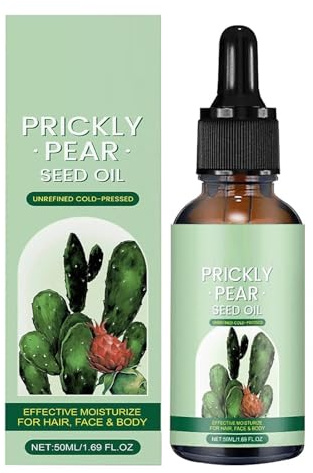 Olio Di Semi Di Fico D'India, Idratante Per La Pelle All'olio Di Semi Di Fico D'India Biologico, Olio Idratante Per La Pelle Di Cactus Per Viso, Capelli E Corpo (1pcs)