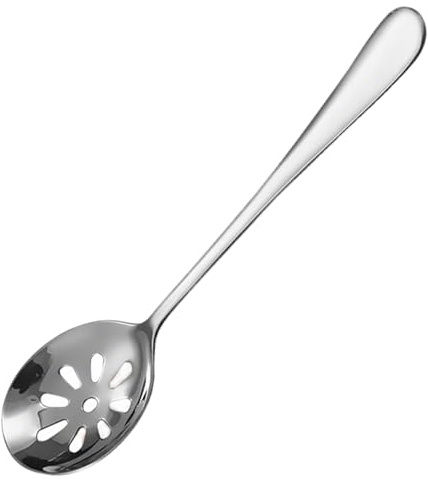 KinetiCore 4.0 Rated Stainless Steel Slotted Spoon, Perforated Colander Serving Spoon, Reusable Drainage Spoon for Kitchen Dining, Party, Wedding & Restaurant Use