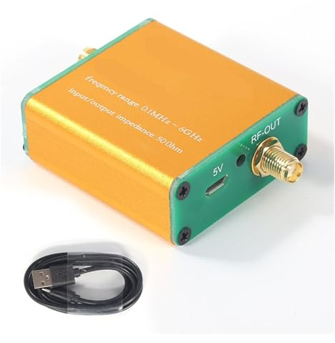 Amplificatore Di Segnale Radio A Banda Intera RF AMP Da 100k-6GHz, Potenziatore, Preamplificatore, Guadagno Ad Alta Linearità Facile Ampia Compatibilità(With 200mAh Battery)