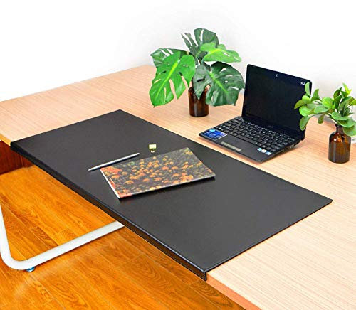 Kunstleder Schreibtischunterlage mit Kantenschutz,genähter kante,erweiterte rutschfeste Schreibunterlage-Schreibtischauflage-Schreibmatte,Laptop-Tastatur Mauspad,Tischunterlage