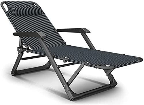 Outdoor Indoor Lounge Stuhl Camping Patio Schwerelosigkeit Stühle, leichte verstellbare Garten Outdoor Relaxer Lounger Metall Klappstühle
