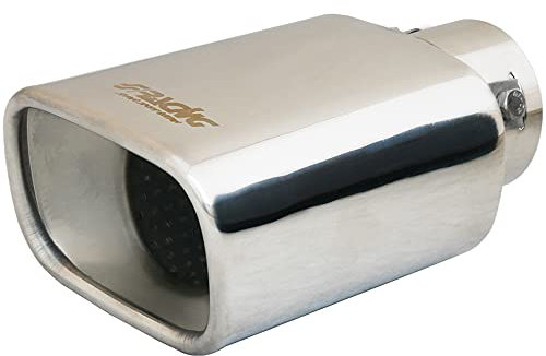 Simoni Racing TRX/102 Terminale di Scarico Universale, Uscita Rettangolare Dritta 95 x 70mm, in Acciaio Inox