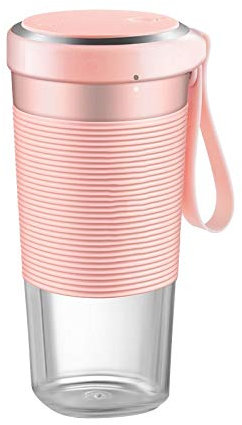 Extracteur de jus Portable Juicer Ménage Fruit Juice Cup Électrique Juice Cup Portable Mini Food Machine (Couleur : Rose) (Rose)