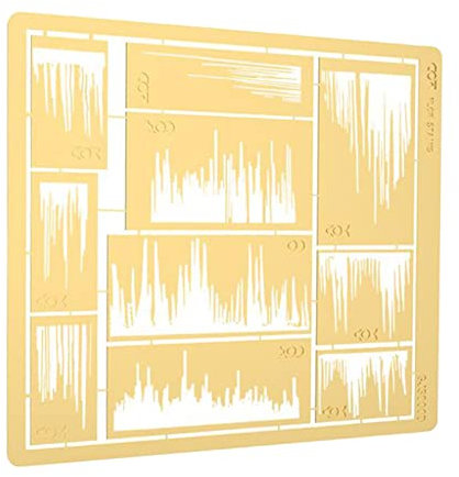Perfeclan DIY Modellbau Malerei Schablonieren Vorlage Sprühen Airbrush Dekorieren Schablonen Hobby Zubehör