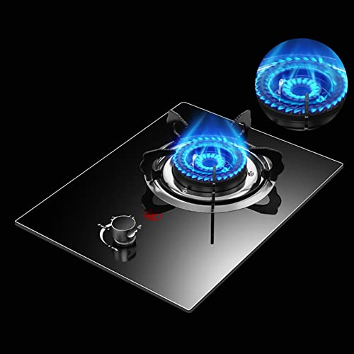IBOWZ Plaque de Cuisson Gaz Table de Cuisson à gaz 33CM Cuisinière à gaz - Cuisinière à gaz intégrée pour Cuisiner,pour réchauffer,Cuire,bouillir,Frire,mijoter [Classe énergétique A] [Classe énerg