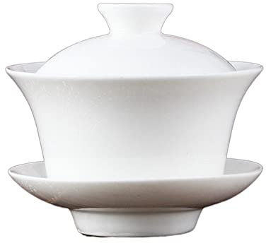 BAtlam Tazze da caffè Tazze da caffè Set da tè in Ceramica Kung Fu Tazza da tè Bianca in Ceramica Bianca Casa e Cucina